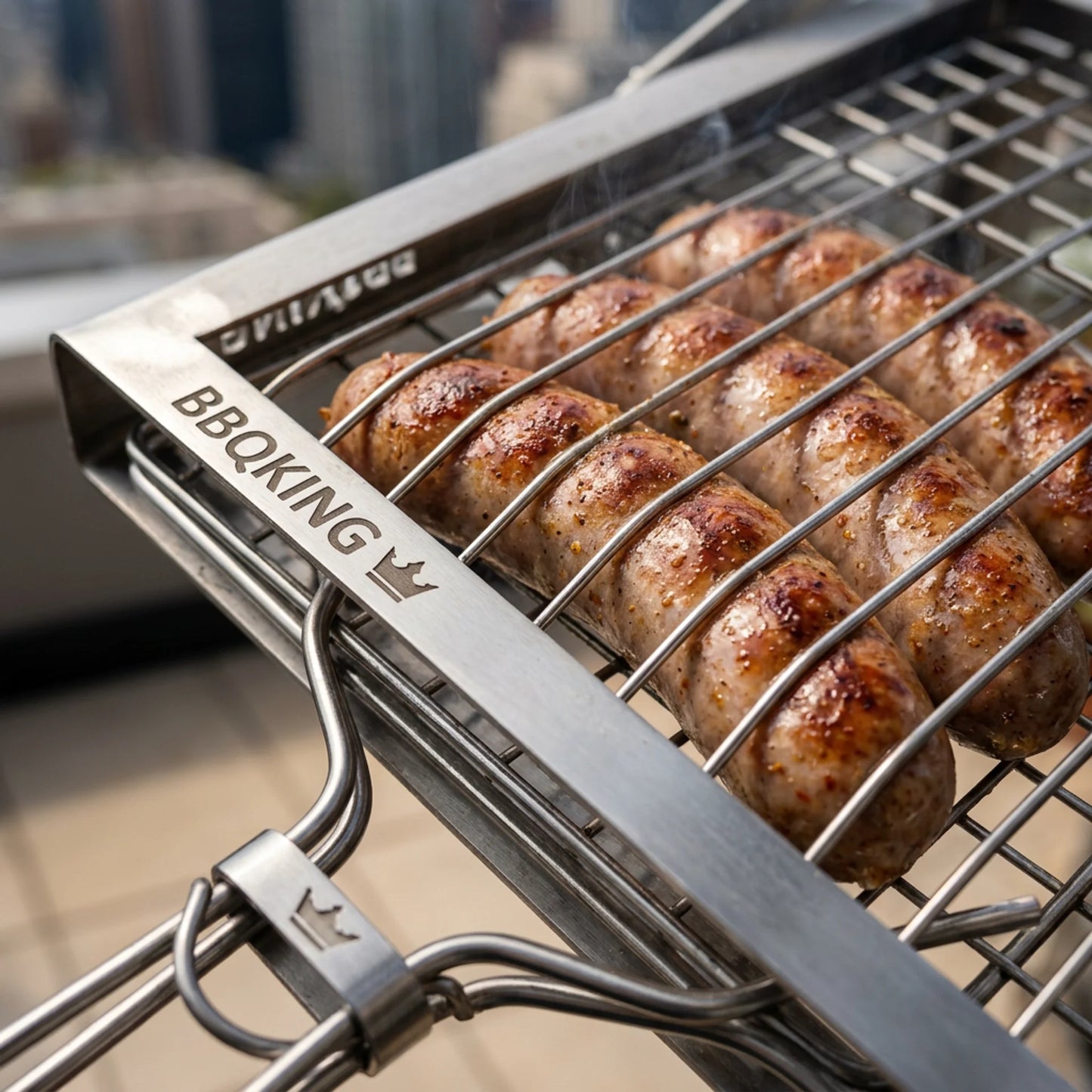 BBQ Flip Grill – 180° Flipfunctie | RVS | Draagbaar