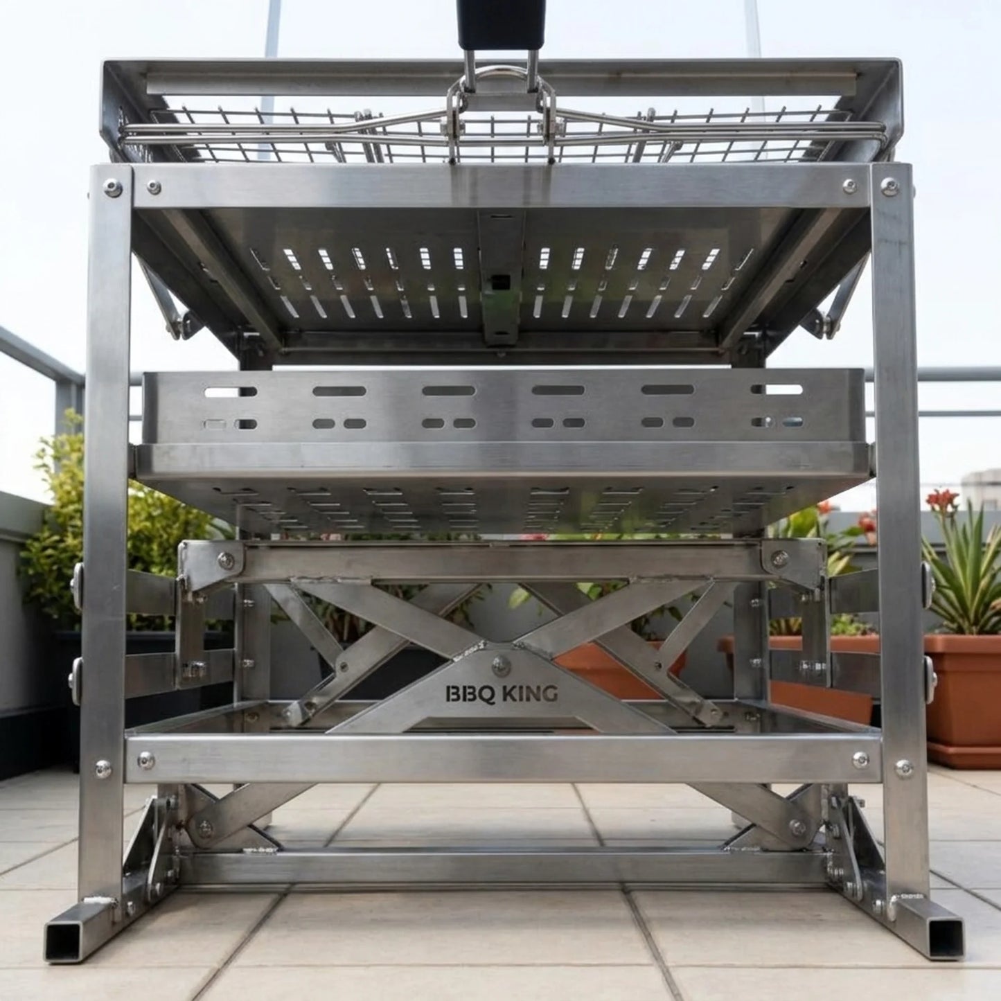 BBQ Flip Grill – 180° Flipfunctie | RVS | Draagbaar